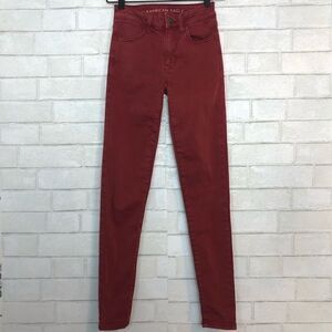 American Eagle High Rise Colored Jeggings 0